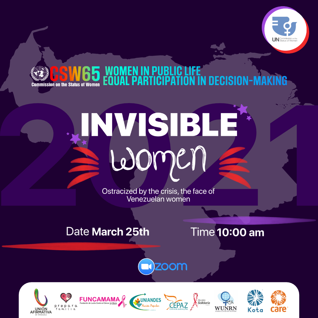 Mujeres Invisibles: el rostro de las mujeres invisibilizadas por la crisis en Venezuela